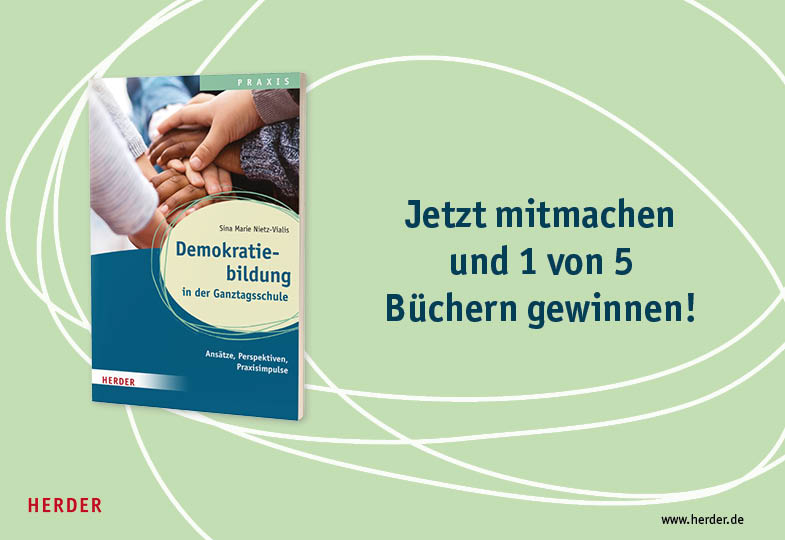 Hier haben Sie die Chance auf 1 von 5 Büchern "Demokratiebildung in der Ganztagsschule"