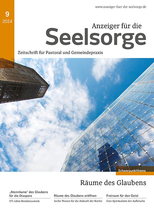 Titelseite: Anzeiger für die Seelsorge 9/2024