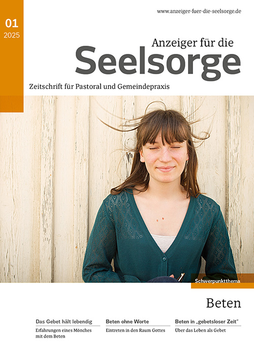 Titelseite: Anzeiger für die Seelsorge 1/2025