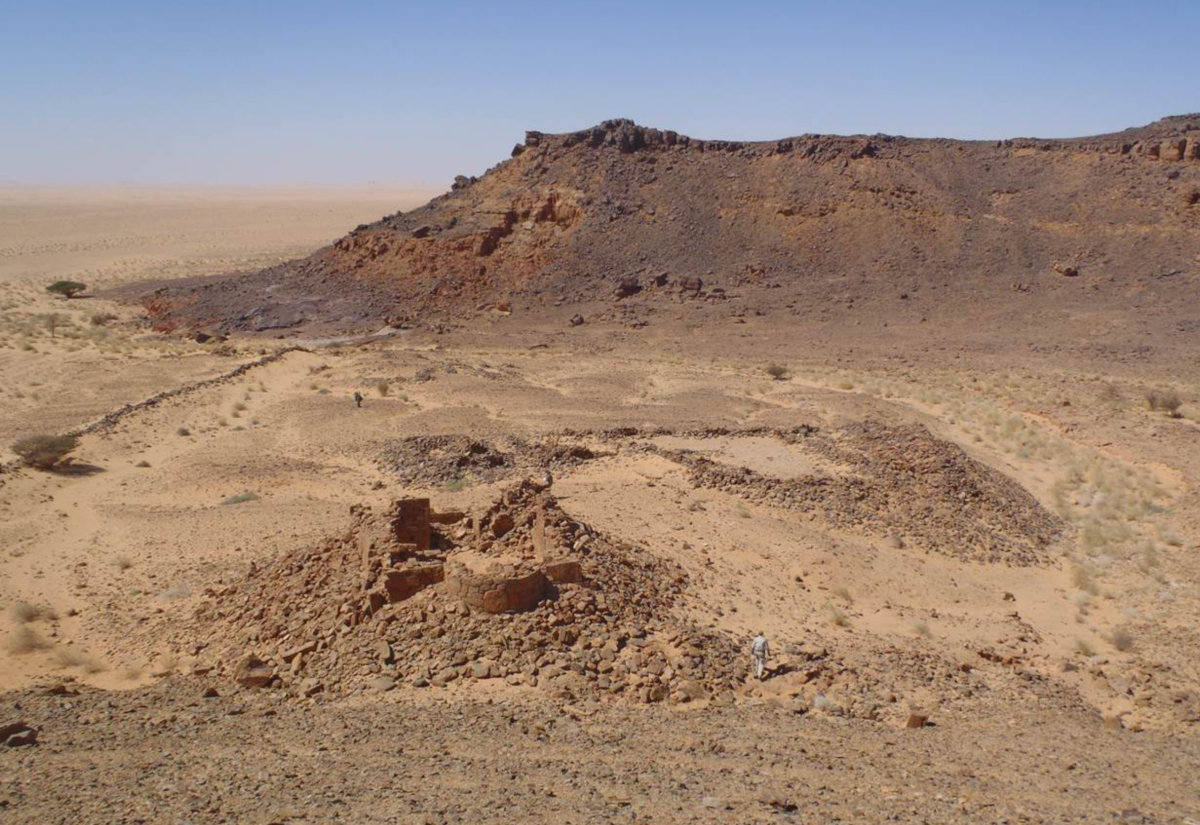 Christlicher Fundplatz am Jebel al-Ain.