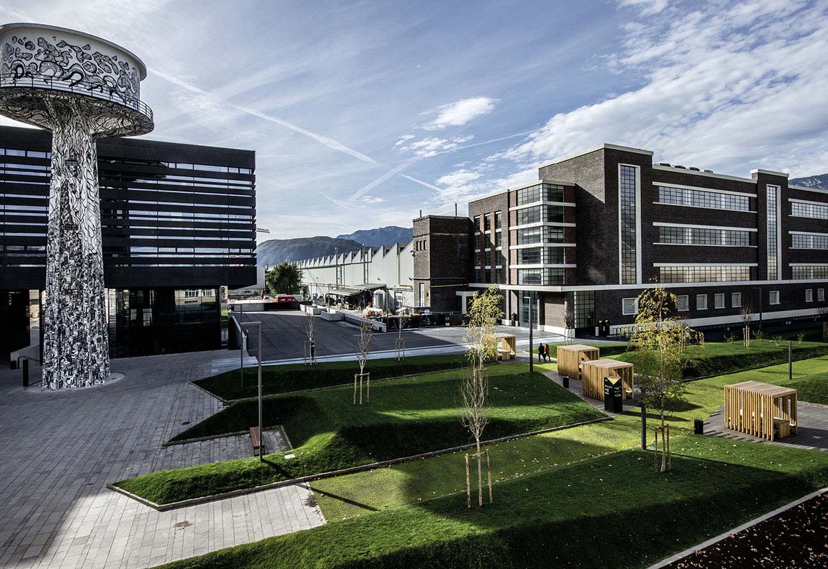 Abb. 1 Der NOI Techpark in Bozen, in dem sich das Institut für Mumienforschung befindet.