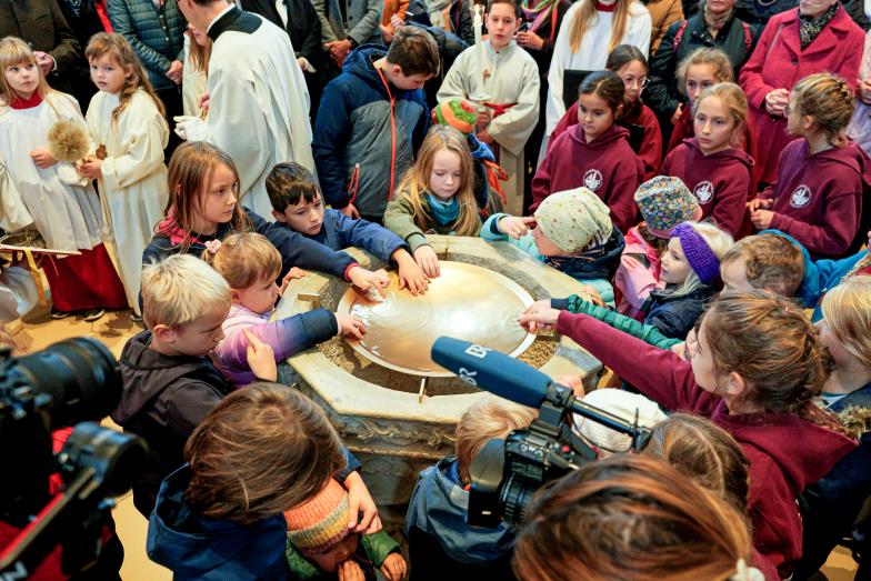 Taufgedächtnis im Dom zu Eichstätt (Foto: Konrad Fleckenstein /pde-Foto)