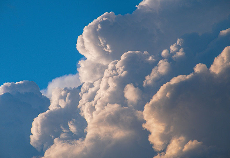 Wolken im Wind