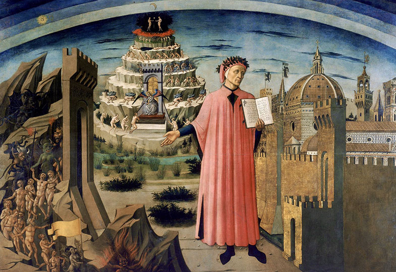 Domenico de Michelino, La Divina Commedia di Dante