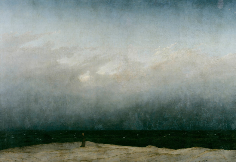Bild "Mönch am Meer" von Caspar David Friedrich