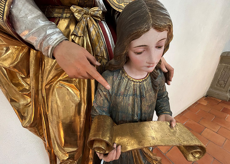 Die heilige Maria und ihre Mutter Anna, St. Anna-Kapelle in Altdort