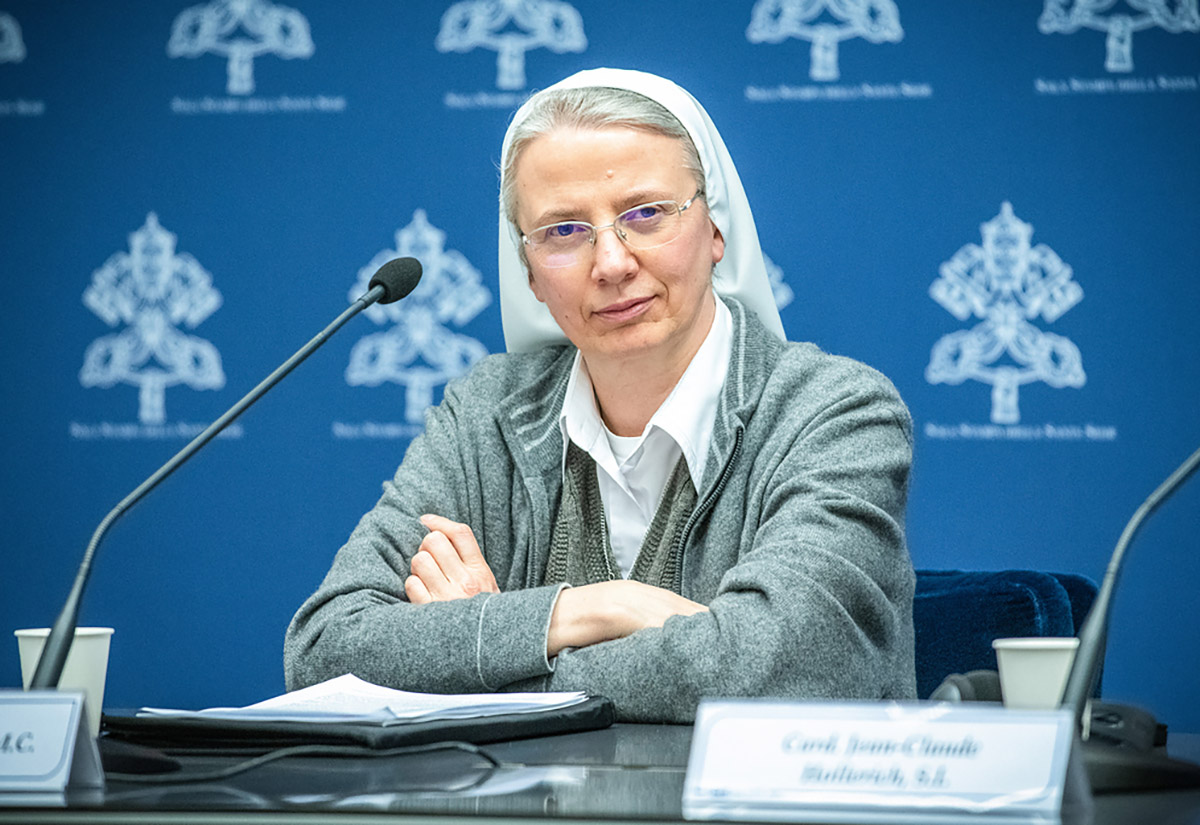 Ordensschwester Simona Brambilla, Präfektin des Dikasteriums für Institute des geweihten Lebens und Gesellschaften des apostolischen Lebens