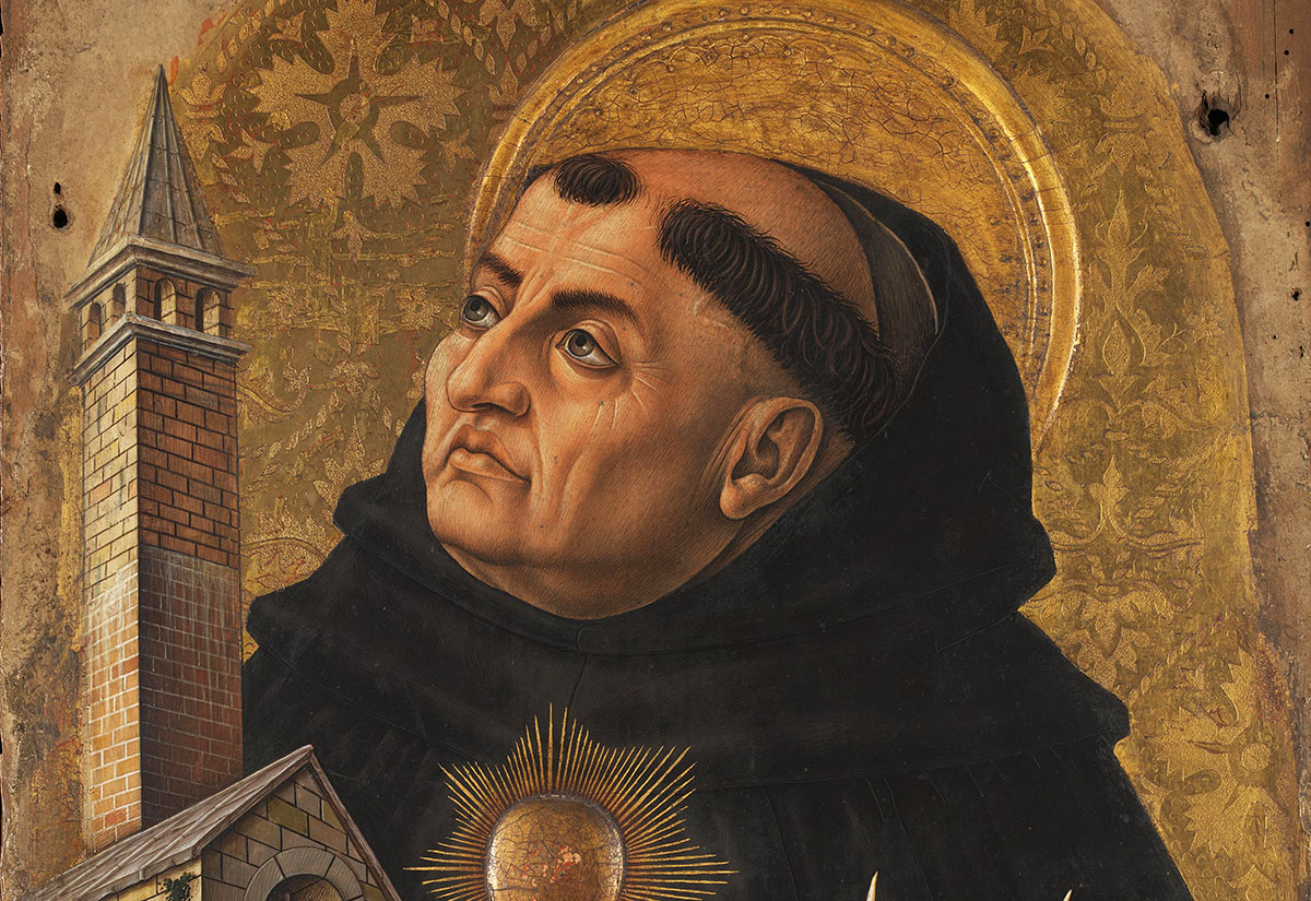 Carlo Crivelli  (ca. 1435 – ca. 1495): Thomas von Aquin