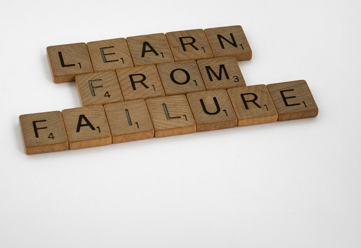 Schriftzug "Learn From Failure"