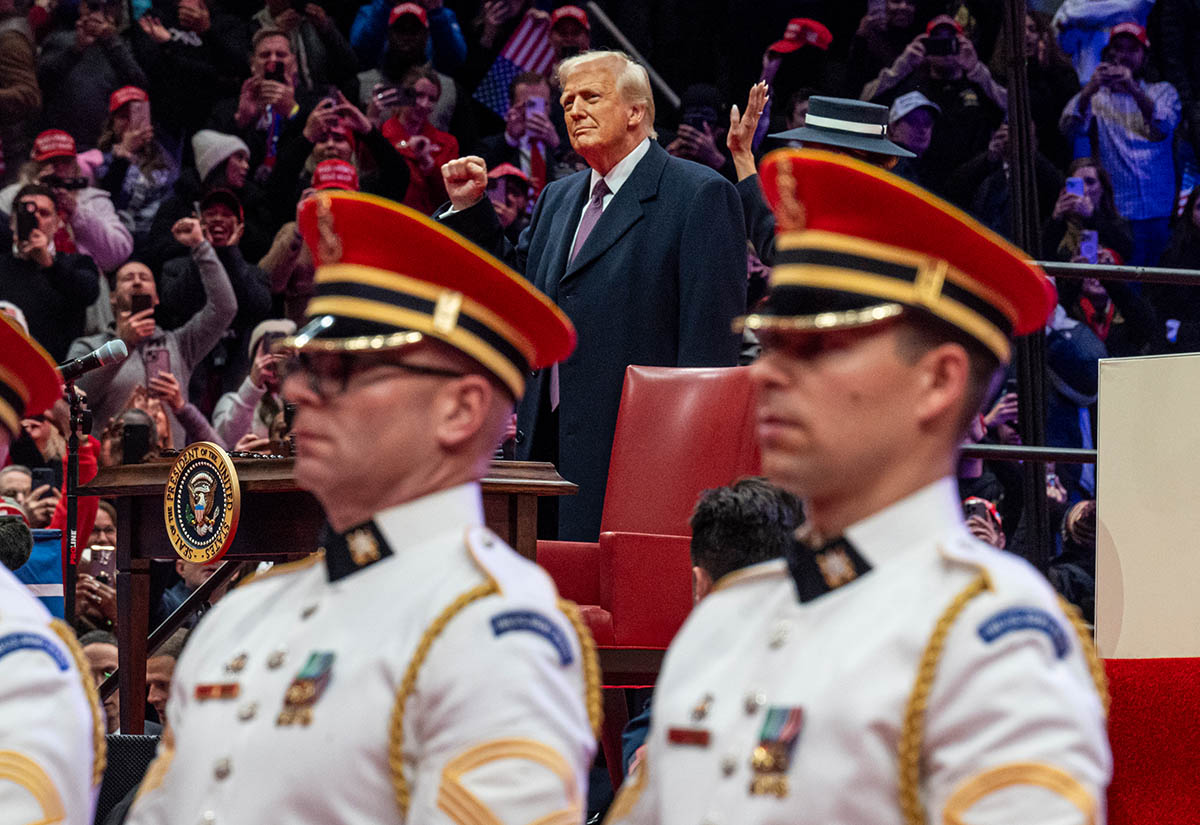 US-Präsident Donald Trump während seiner Inauguration am 20. Januar 2025