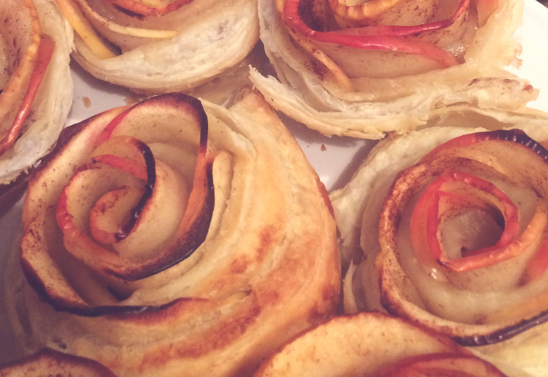 Ein Rezept zum Backen mit Kindern: Apfelrosen