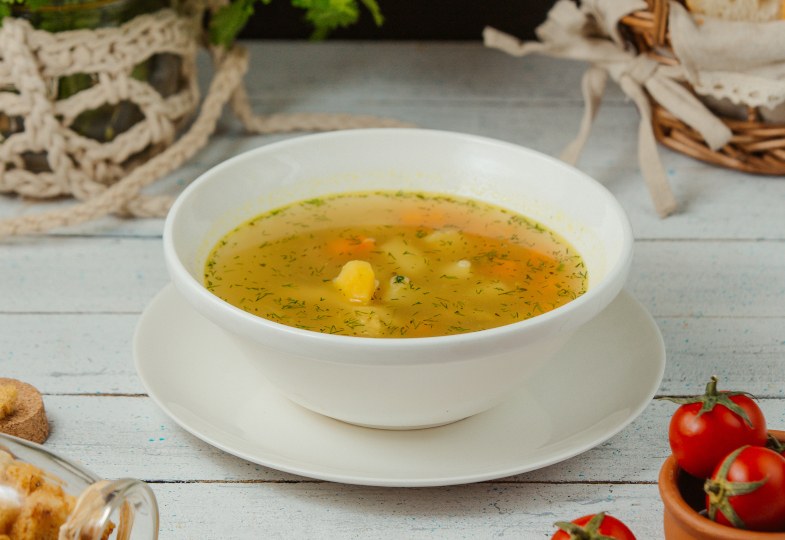 Ein Rezept zum Kochen mit Kindern: Gemüsesuppe