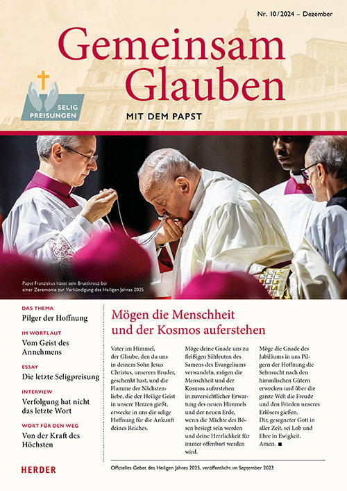 Titelseite von Gemeinsam Glauben 10/2024