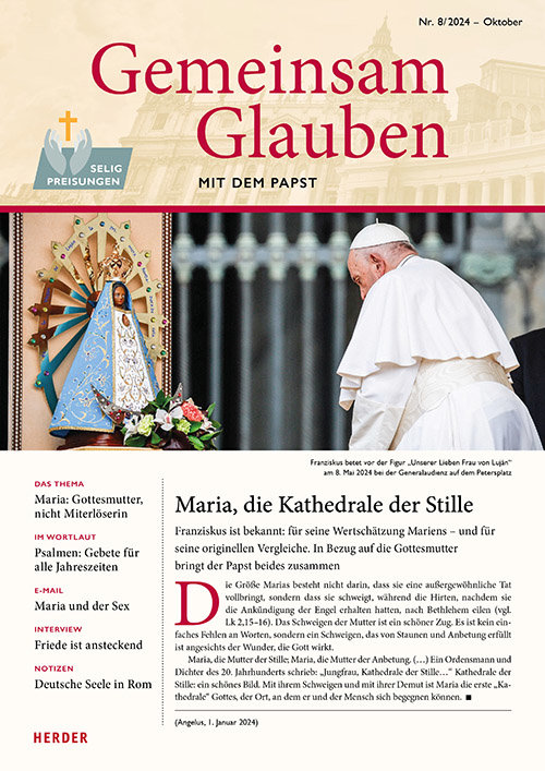 Titelseite: Gemeinsam Glauben 8/2024