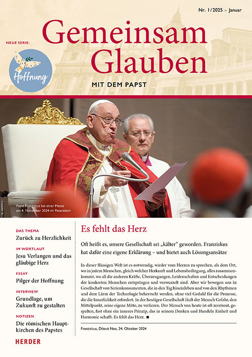 Titelseite: Gemeinsam Glauben 1/2025