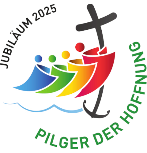 Deutschsprachiges Logo zum Heiligen Jahr 2025
