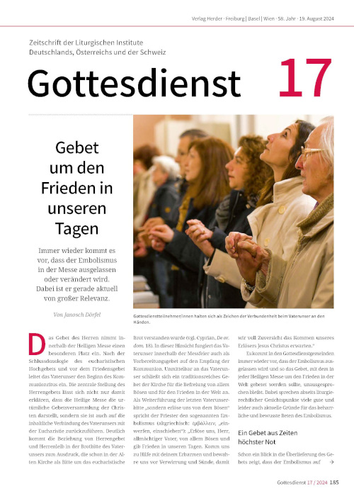 Gottesdienst 17/2024