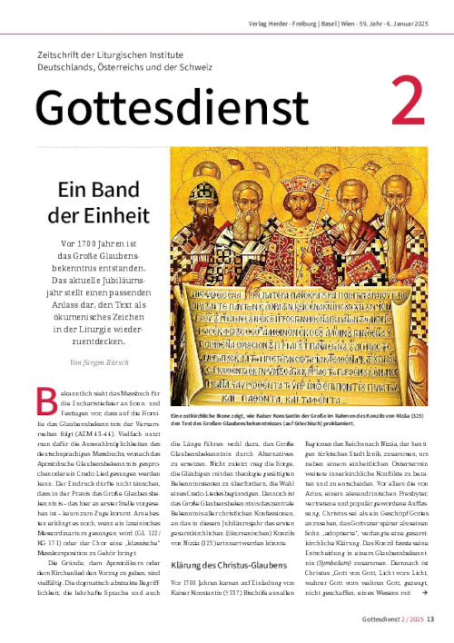 Gottesdienst 2/2025