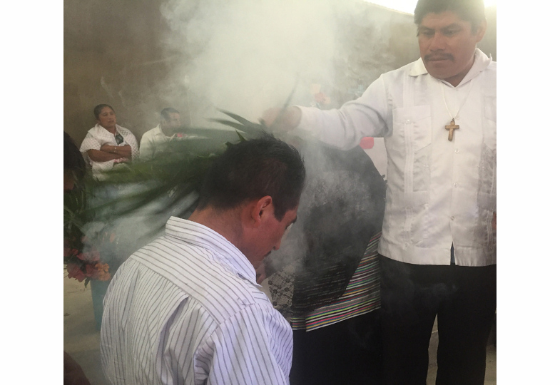 Gottesdienst einer indigenen Gemeinde in Mexiko