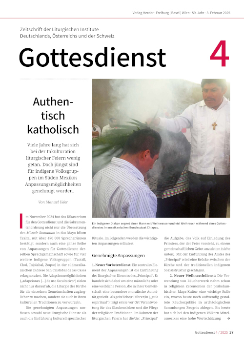 Gottesdienst 4/2025