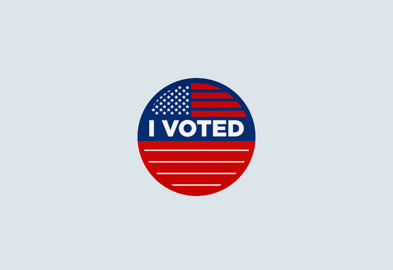 "I voted"-Sticker