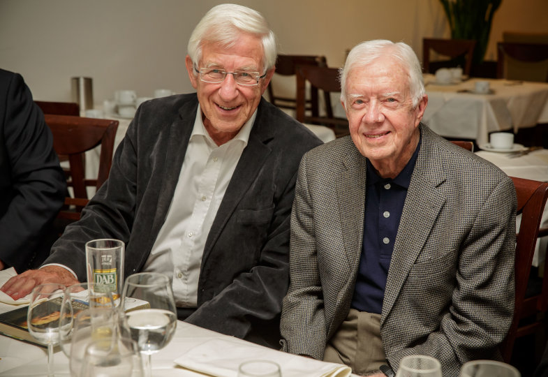 Jimmy Carter und Franz Alt