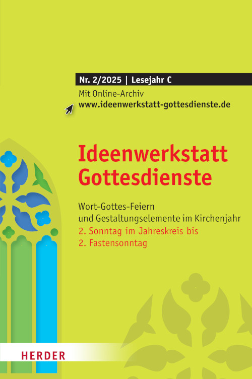 Titelseite: Ideenwerkstatt Gottesdienste 2/2025