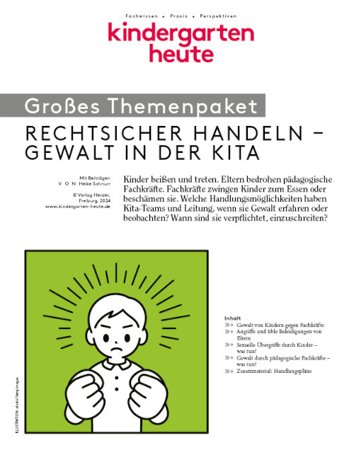 kindergarten heute - Themenpaket. Rechtssicher handeln - Gewalt in der Kita