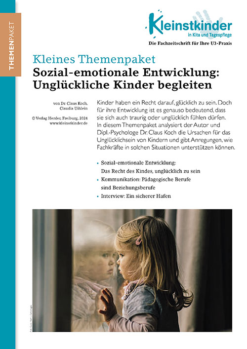 Kleinstkinder in Kita und Tagespflege - Themenpaket. Sozial-emotionale Entwicklung