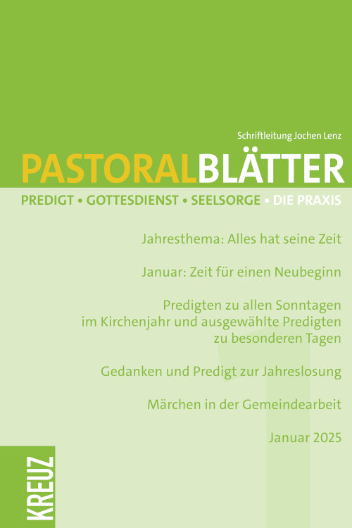 Titelseite Pastoralblätter 1/25