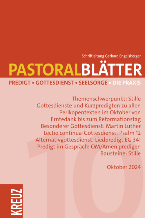 Titelseite Pastoralblätter 10/24