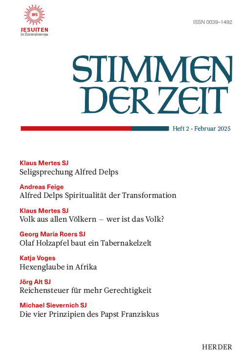 Titelseite Stimmen der Zeit. Die Zeitschrift für christliche Kultur 150 (2025) Heft 2