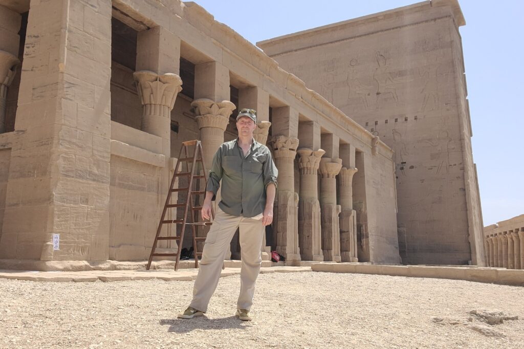 Graffiti am Tempel der Isis auf der Insel Philae