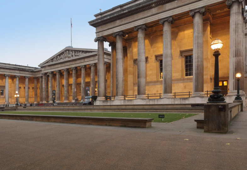 Außenansicht des Britischen Museums