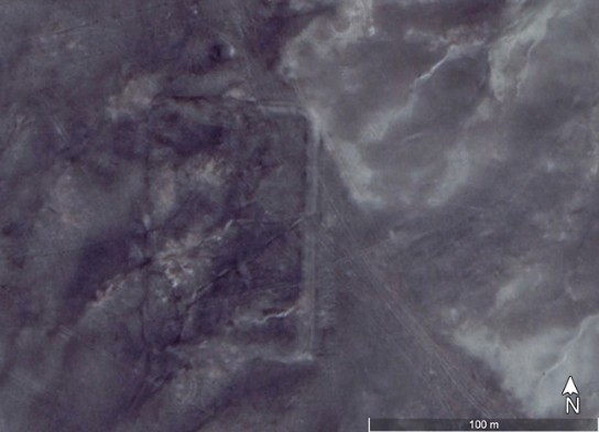 Römerlager in Arabien Google Earth