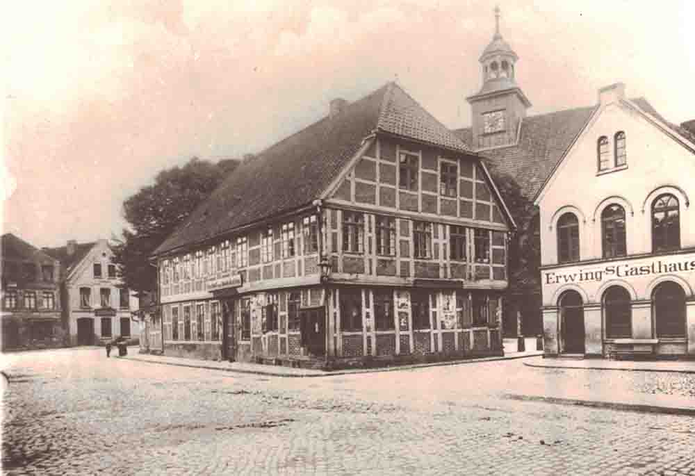 Altes Winsener Rathaus: Zustand vor 1898.