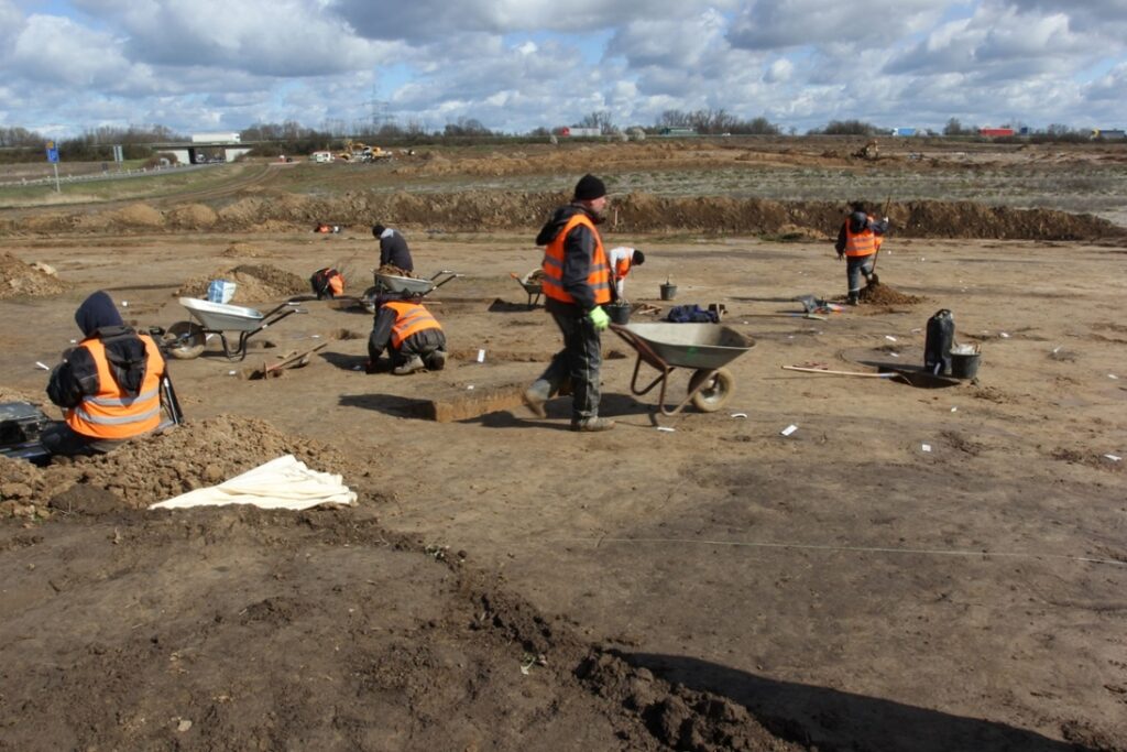 jungsteinzeitliche Fundplatz im Kreis Mittelsachsen