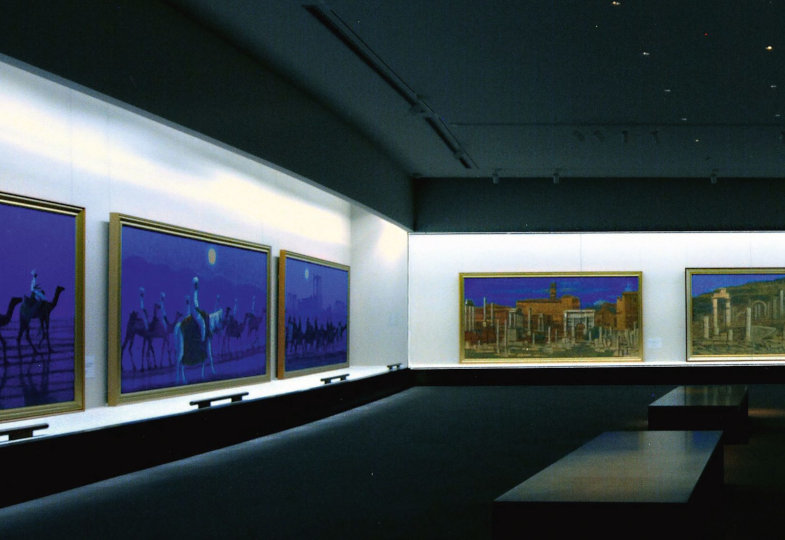 Galerie mit der Grand Silk Road von I. Hirayama