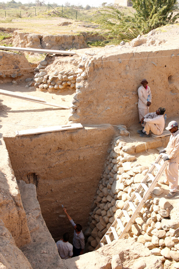 Dokumentation der Siedlungsschichten in Kalba