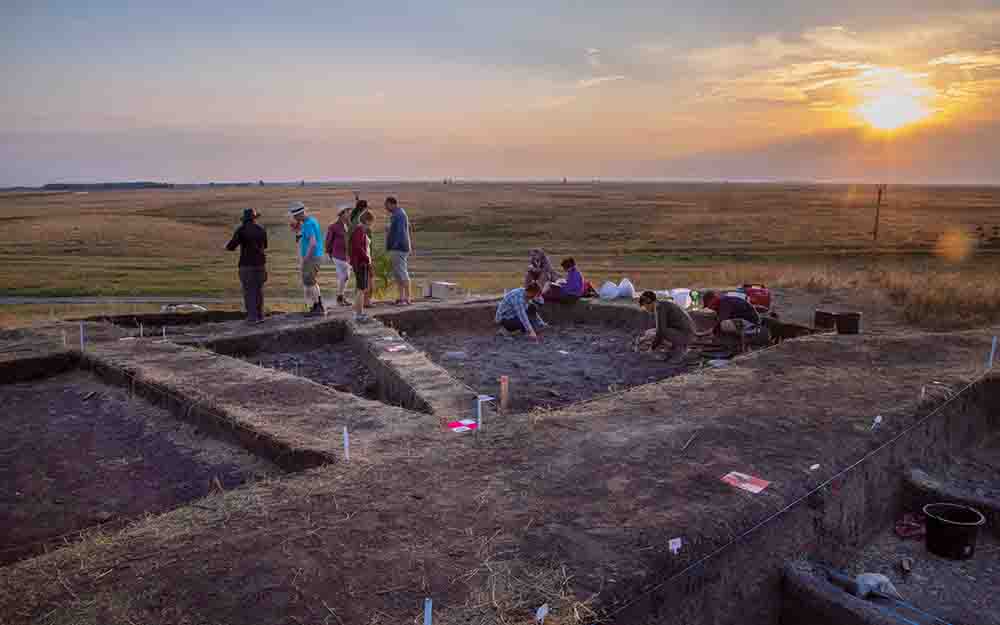 Eine Ausgrabung der Kieler Archäologie nahe Sultana, Rumänien. Das aktuelle "QS World University Ranking by Subject" ordnet das Fach Archäologie an der Christian-Albrechts-Universität zu Kiel unter die Top 15 weltweit ein.