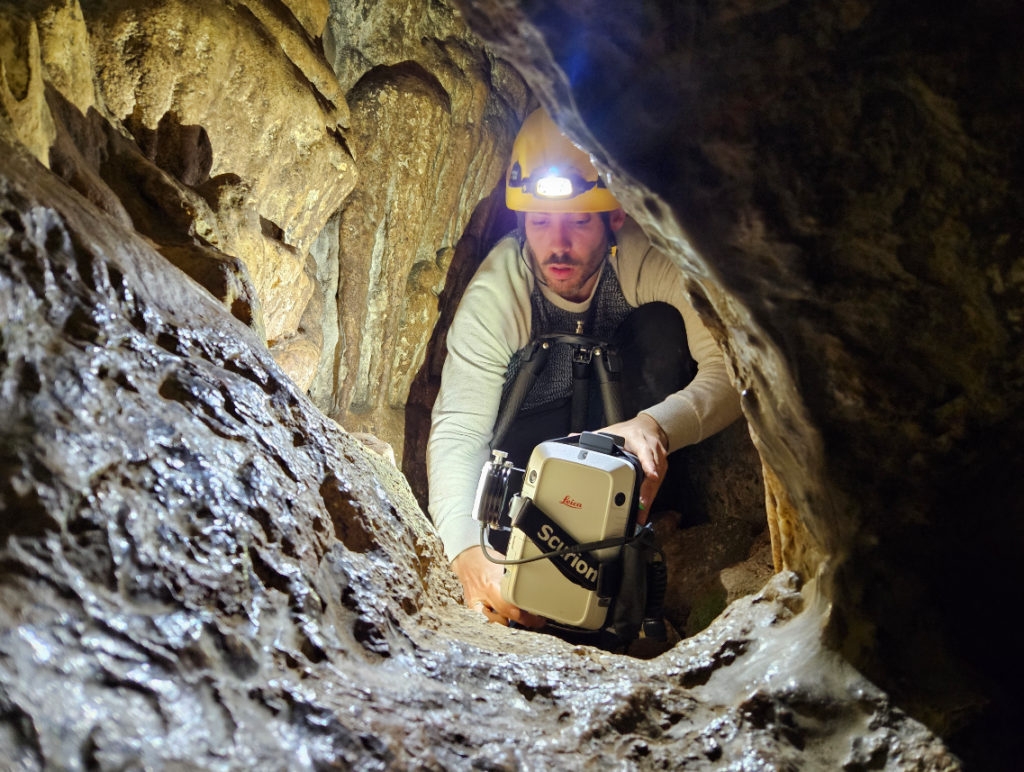 3D Scan in der Cueva del Tabac