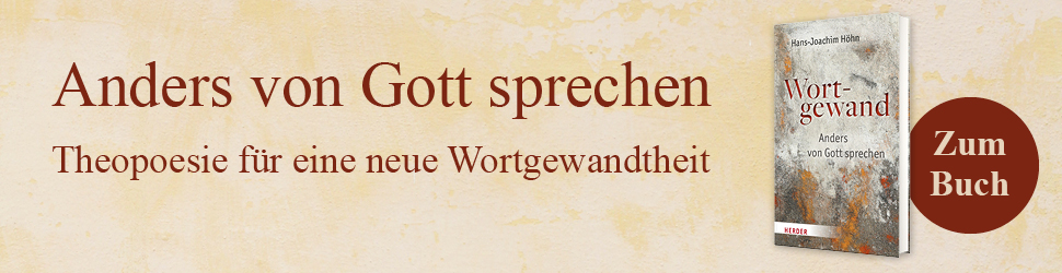 Anzeige: Wortgewand. Anders von Gott sprechen. Von Hans-Joachim Höhn